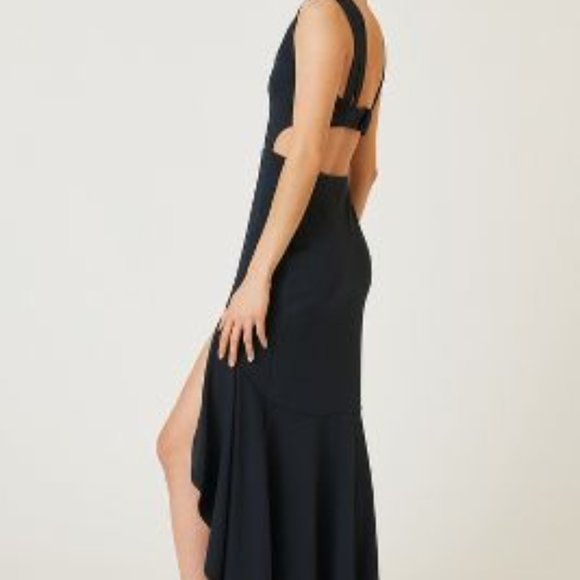 Maeve Black Open-Back Knit Maxi, NWT, SZ M - Picture 1 of 6